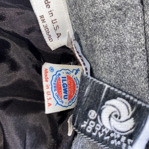 VINTAGE Grey Wool USA Made Classy Dress Trousers Size 8 - Picture 10 of 10